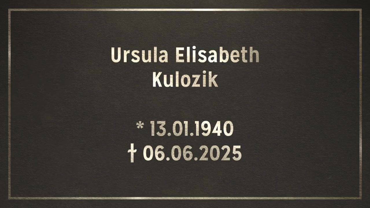 Video zur Traueranzeige 1